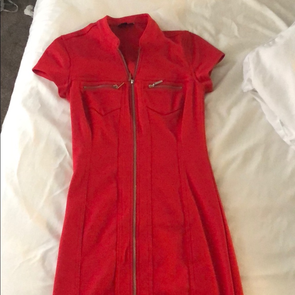 Red dress